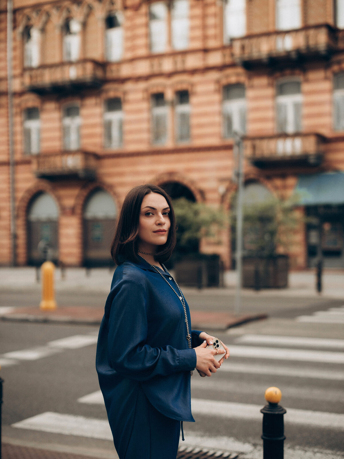 Ola Demianiuk na warszawskiej ulicy